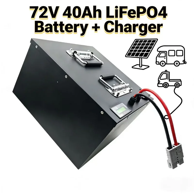 24S 72V 40Ah LiFePO4-Akku mit  – 72V 40Ah Lifepo4 Battery Pack Bewertung und Preis